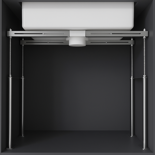 Adjustable Undermount Sink Support Brackets – Stainless Steel 71–100 cm