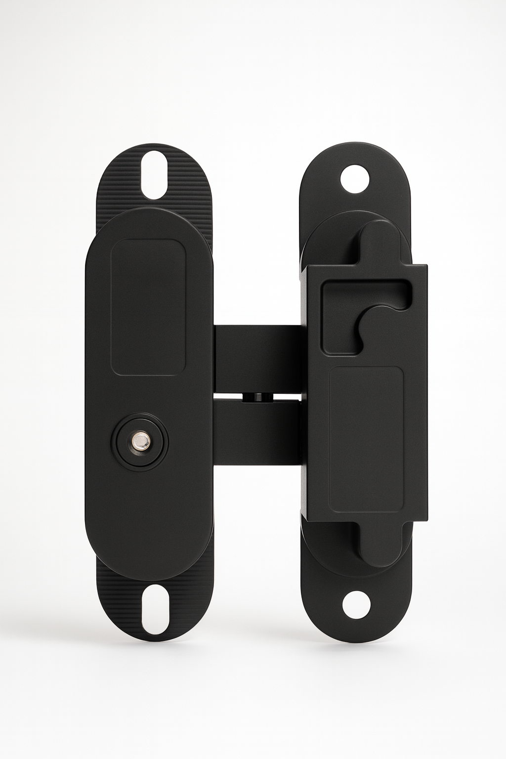 2 Pack - Hidden Door 110×24mm (4.33 x0.94in) Concealed Hinge – Heavy Duty, 180° Swing, Invisible Mount