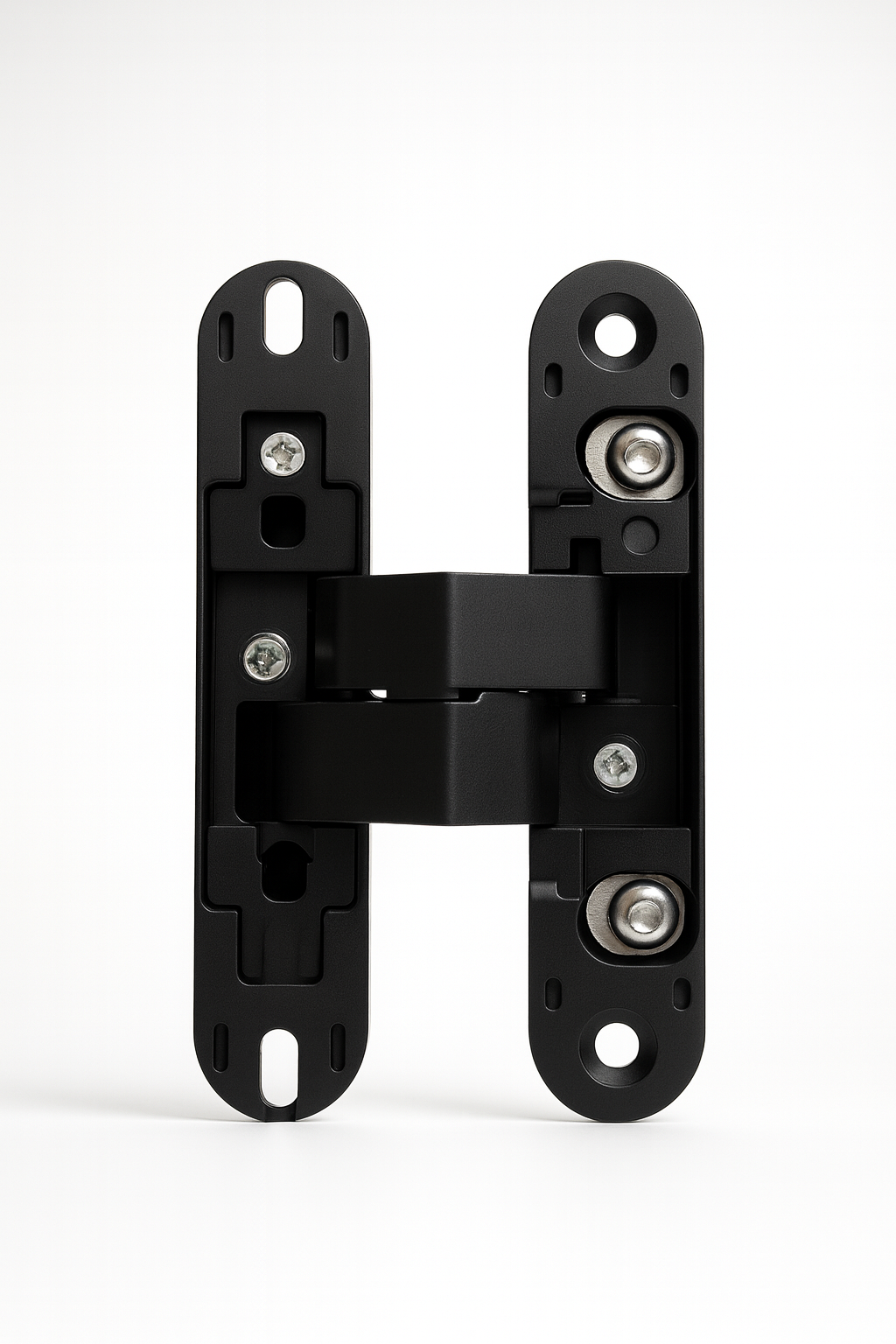 2 Pack - Hidden Door 110×24mm (4.33 x0.94in) Concealed Hinge – Heavy Duty, 180° Swing, Invisible Mount