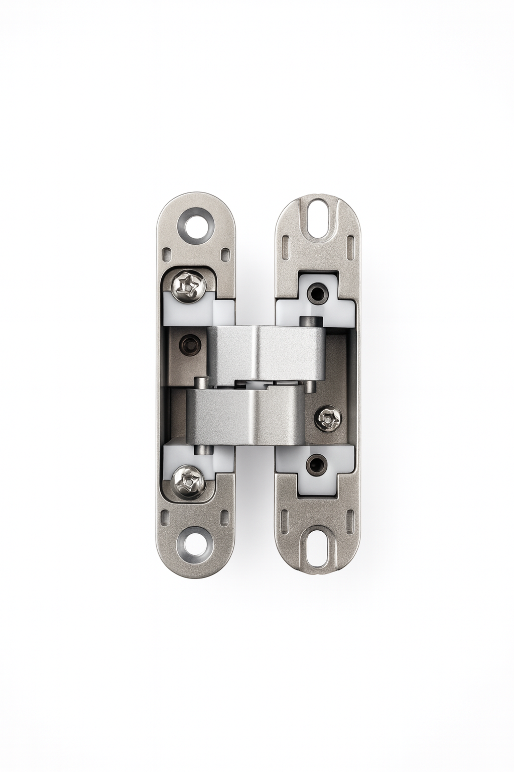 2 Pack - Hidden Door 110×24mm (4.33 x0.94in) Concealed Hinge – Heavy Duty, 180° Swing, Invisible Mount