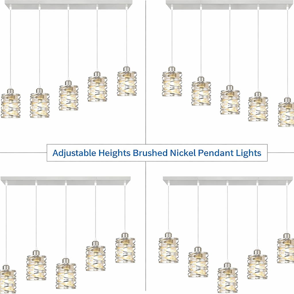 Kitchen Island Linear Chandelier - adjustments