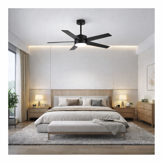 Ceiling Fan with Light - bedroom