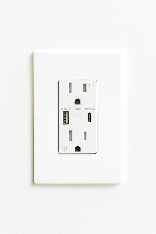 USB-C Wall Outlet included in our Modern Minimalist Upgrade Kit