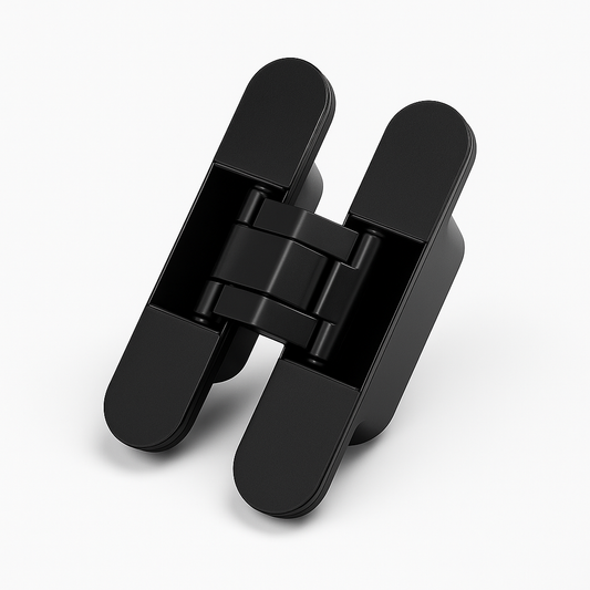 Hidden Door 110×24mm (4.33 x0.94in) Concealed Hinge – Heavy Duty, 180° Swing, Invisible Mount