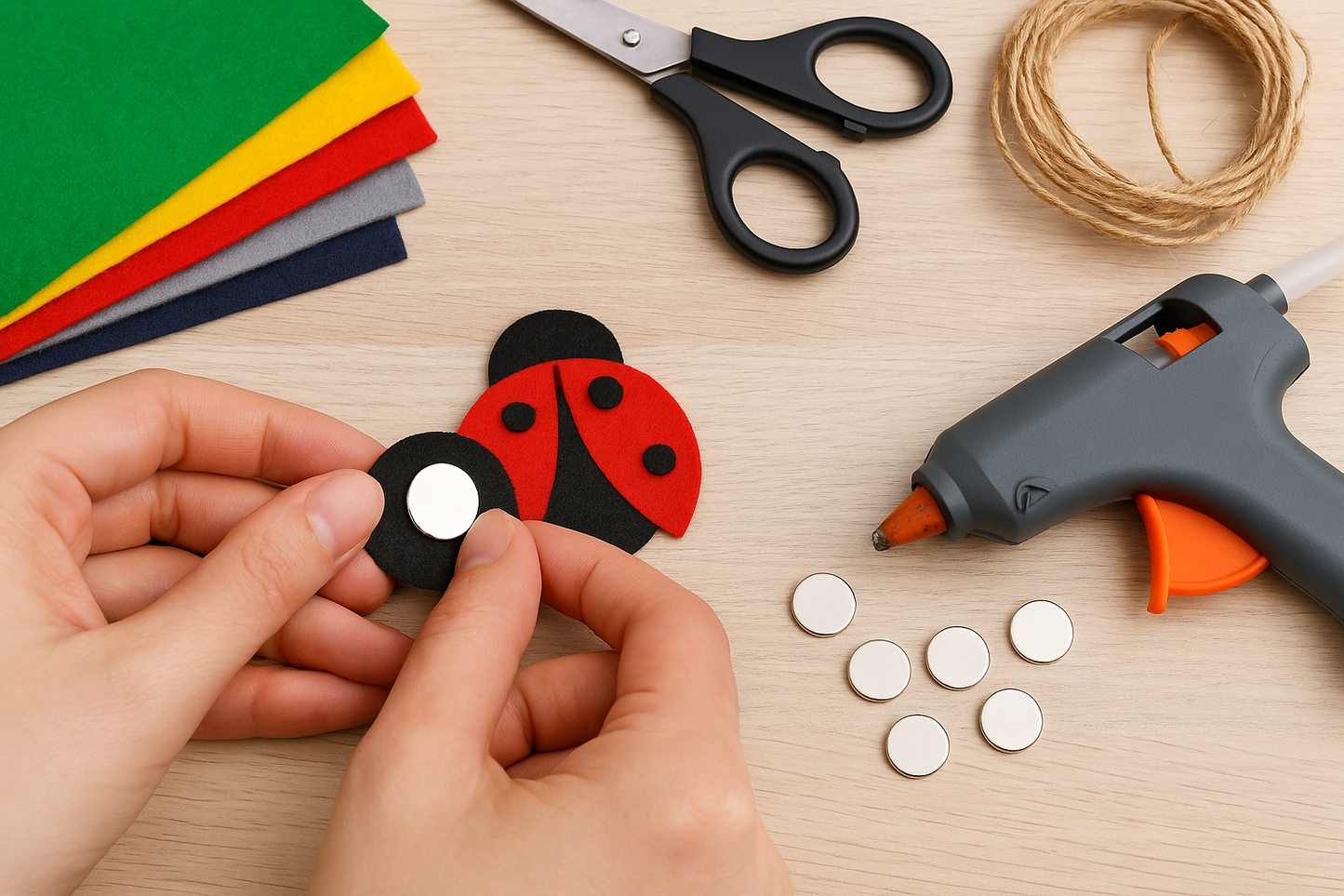 Strong N52 magnet used for crafts and DIY projects