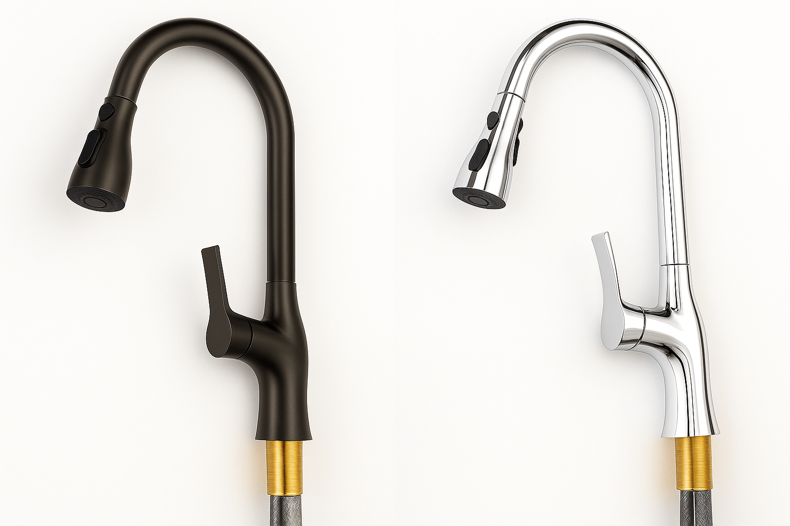 Pull-Down Stainless Steel Kitchen Faucet included in our Modern Kitchen Upgrade Kit