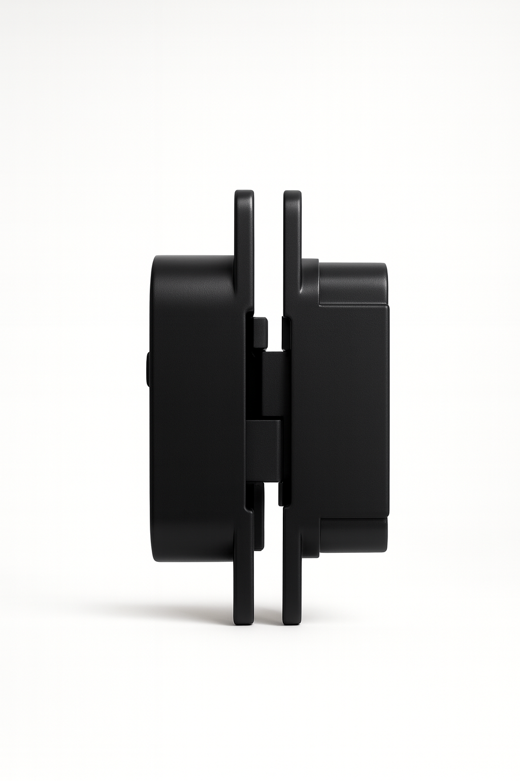 Articulated hidden door hinges movement detail