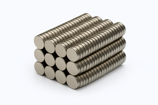 N52 neodymium magnets 10mm by 2mm nickel plated rare earth